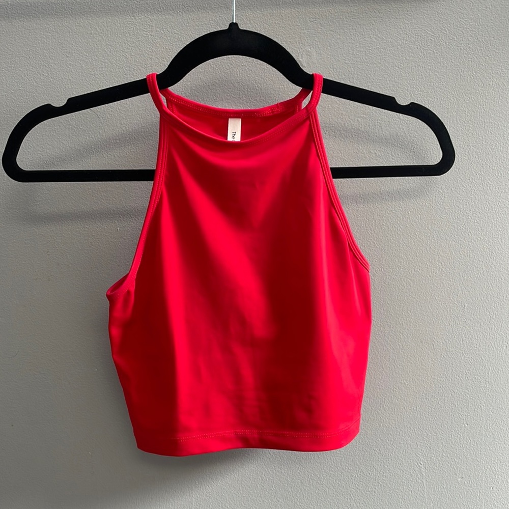 Aritzia “The Group By Babaton” Halter Top (Red, Size XS)